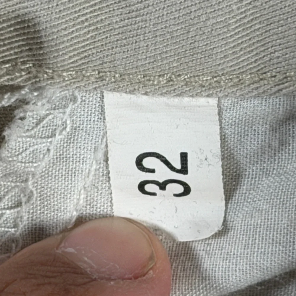 Vintage Dickies Mens 32 Khaki Cotton Cargo Shorts Utility Workwear Relaxed‎ Fit